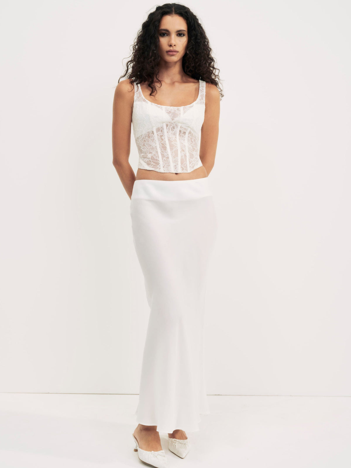 Lena Maxi Skirt - Cream