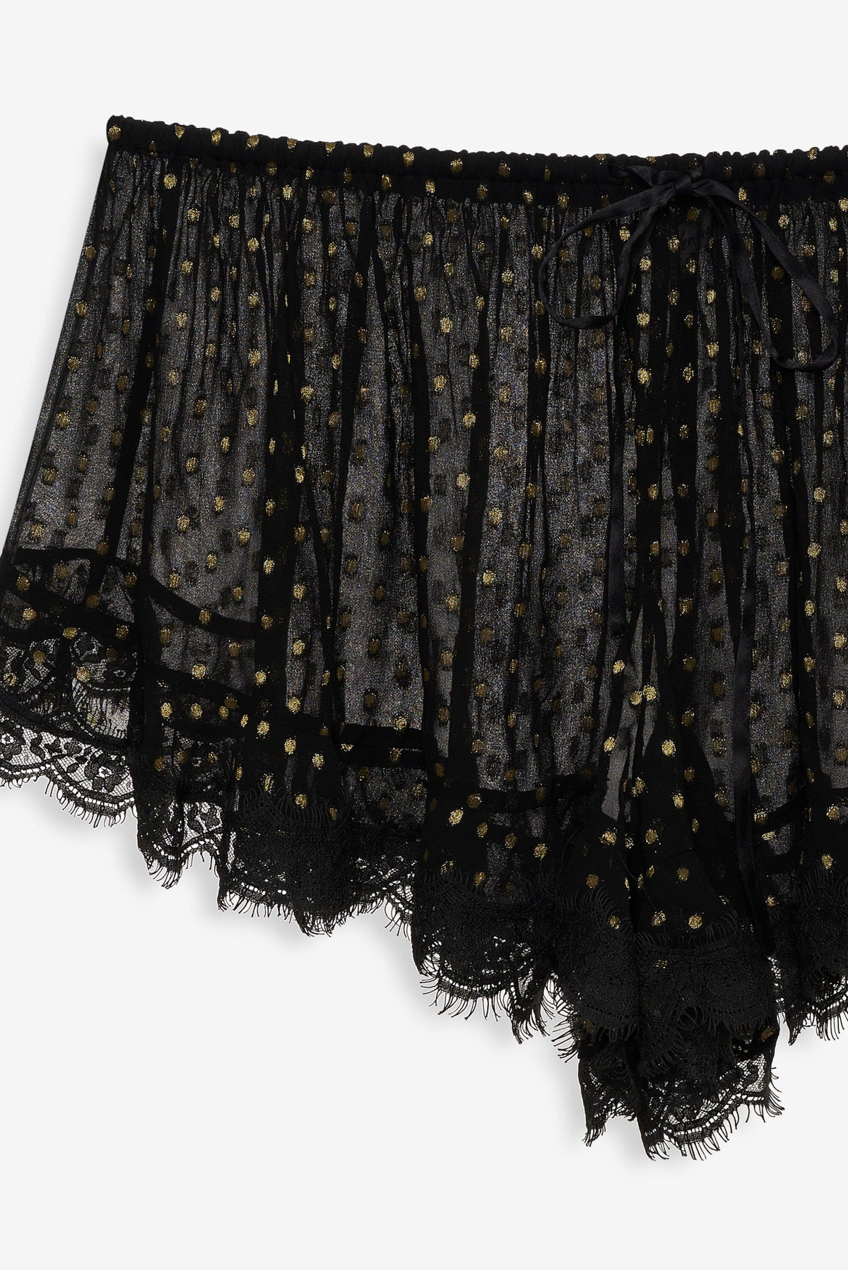 Liz Lurex Dot Short - Black