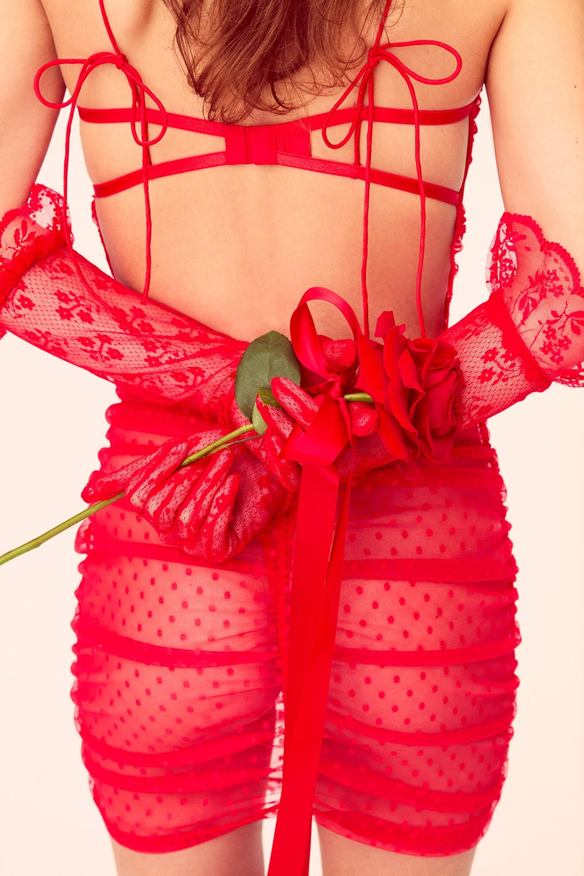 Love is a Rose Slip Dress - Red