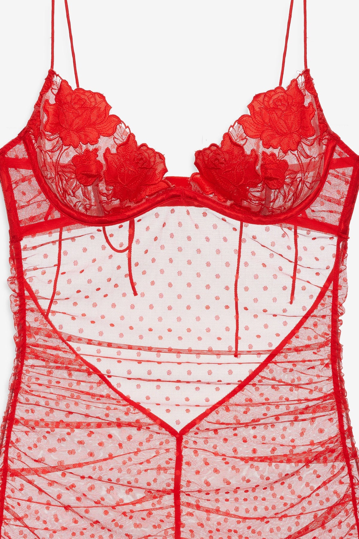 Love is a Rose Slip Dress - Red