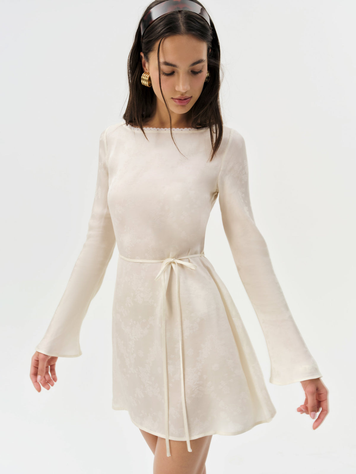 Madalie Mini Dress - Cream
