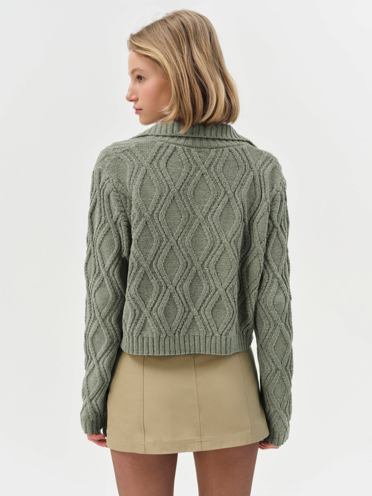 Madison Chenille Polo - Green