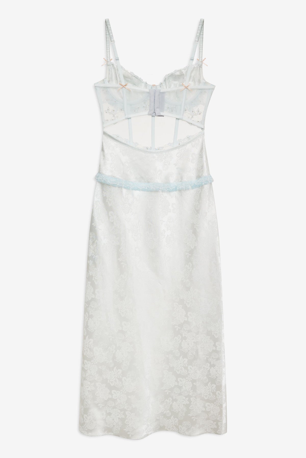 Maribel Maxi Slip Dress - Blue