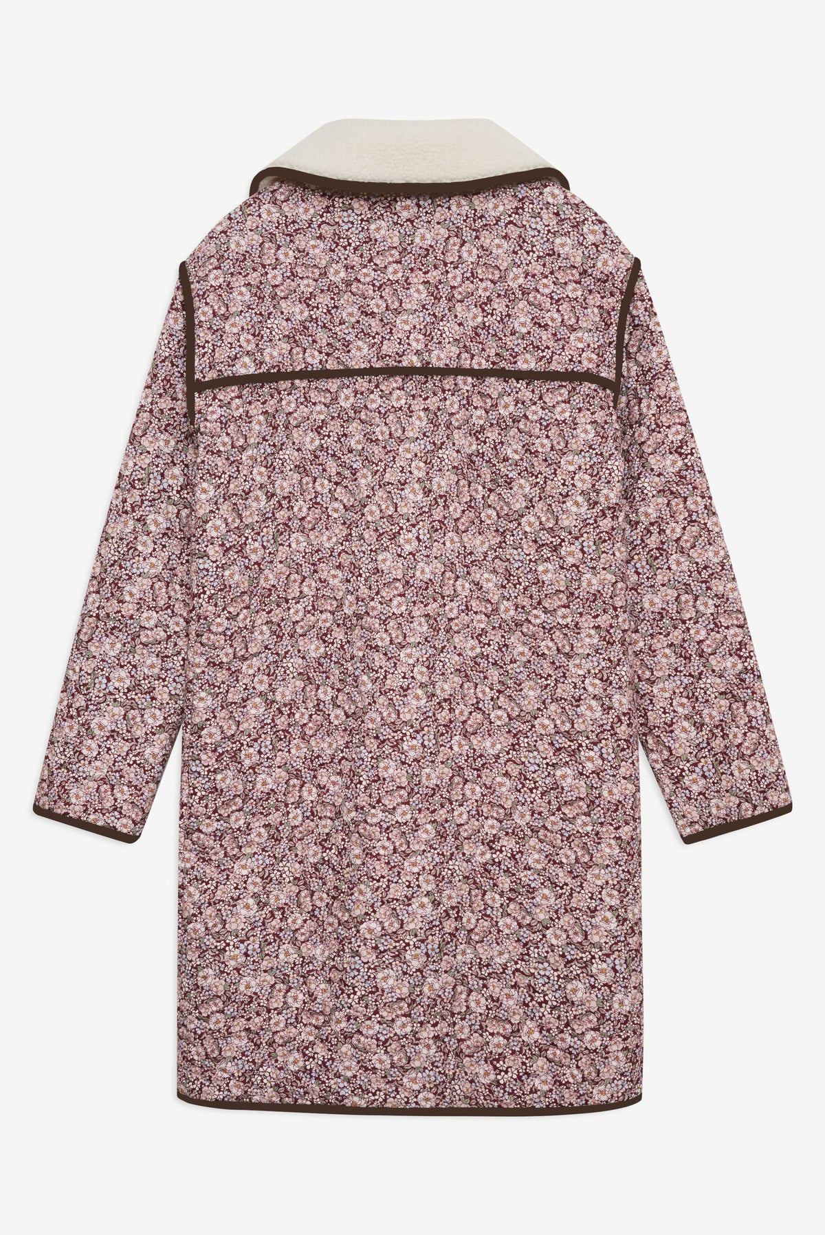 Marlene Floral Chore Coat - Purple