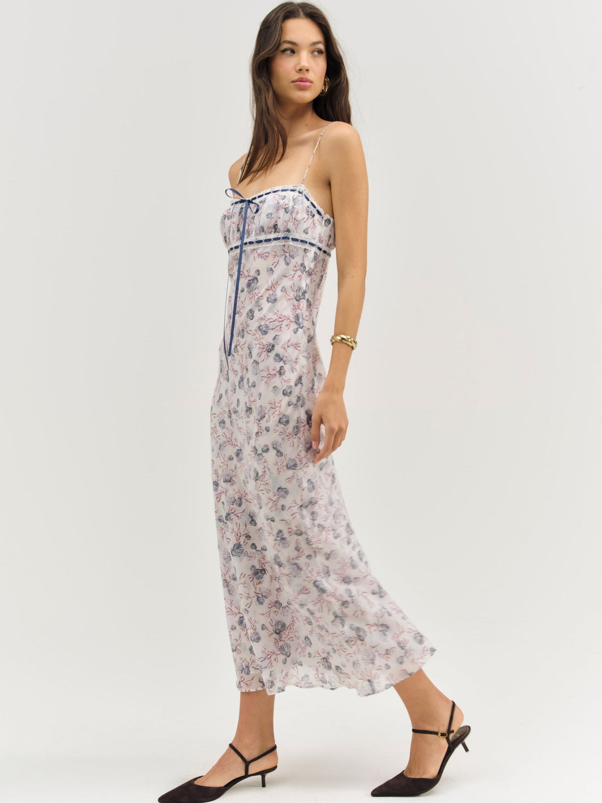 Midsummer Midi Dress - White