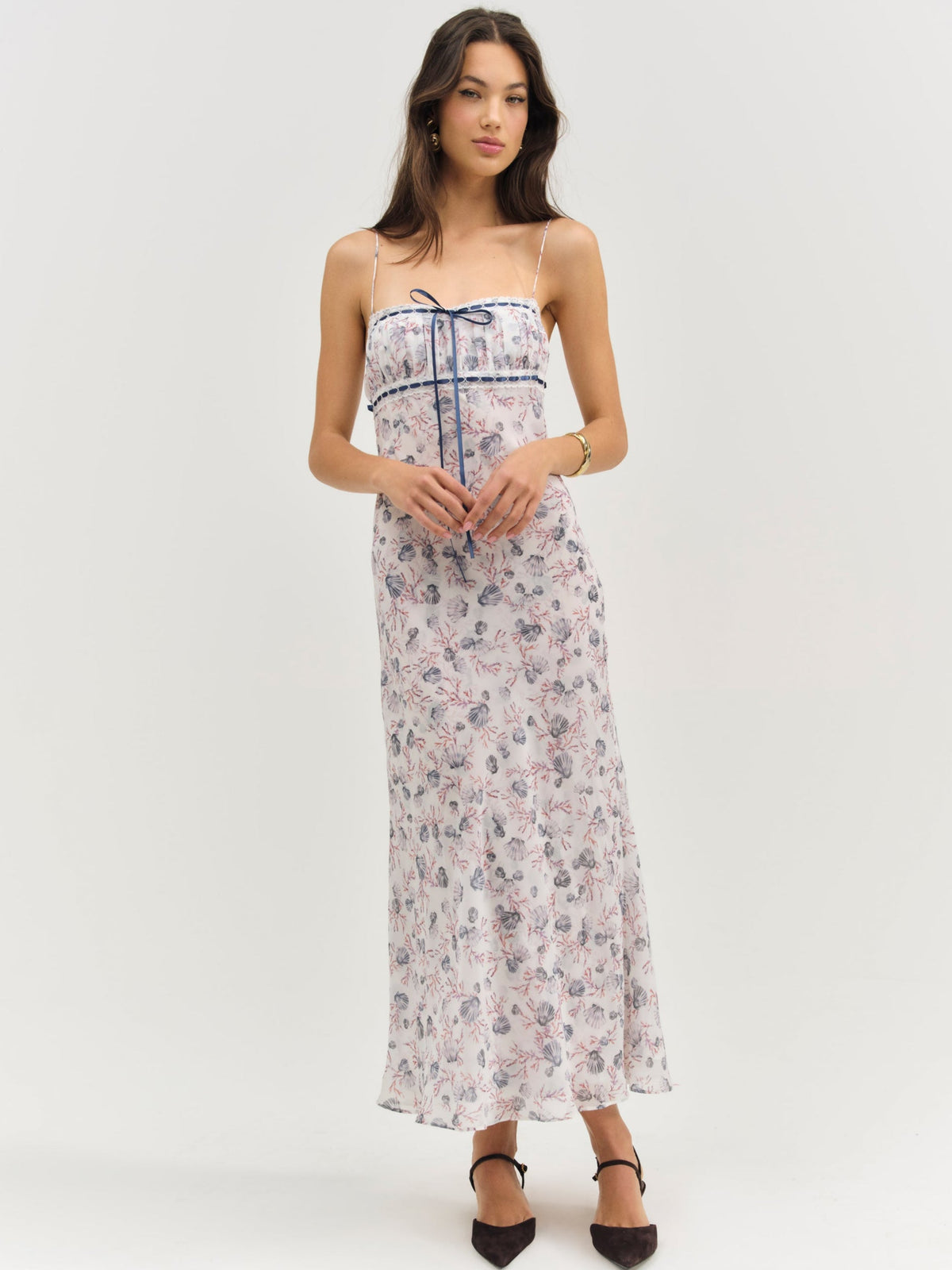 Midsummer Midi Dress - White