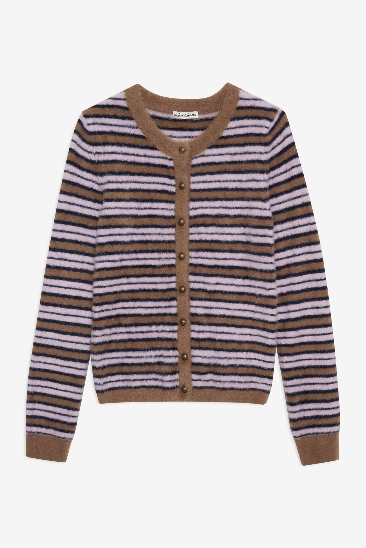 Nora Striped Cardigan - Blue