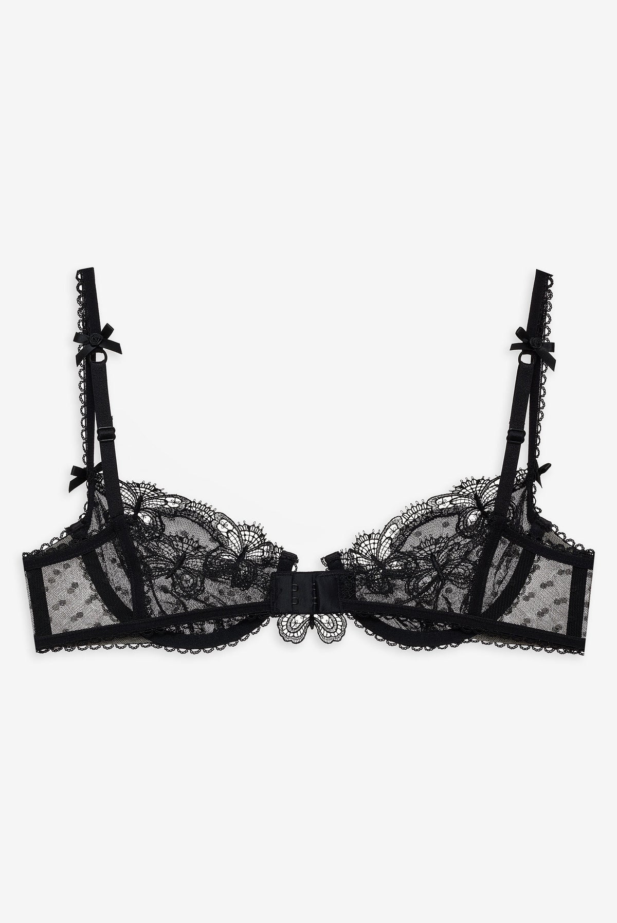 Papillon Underwire Bra - Black
