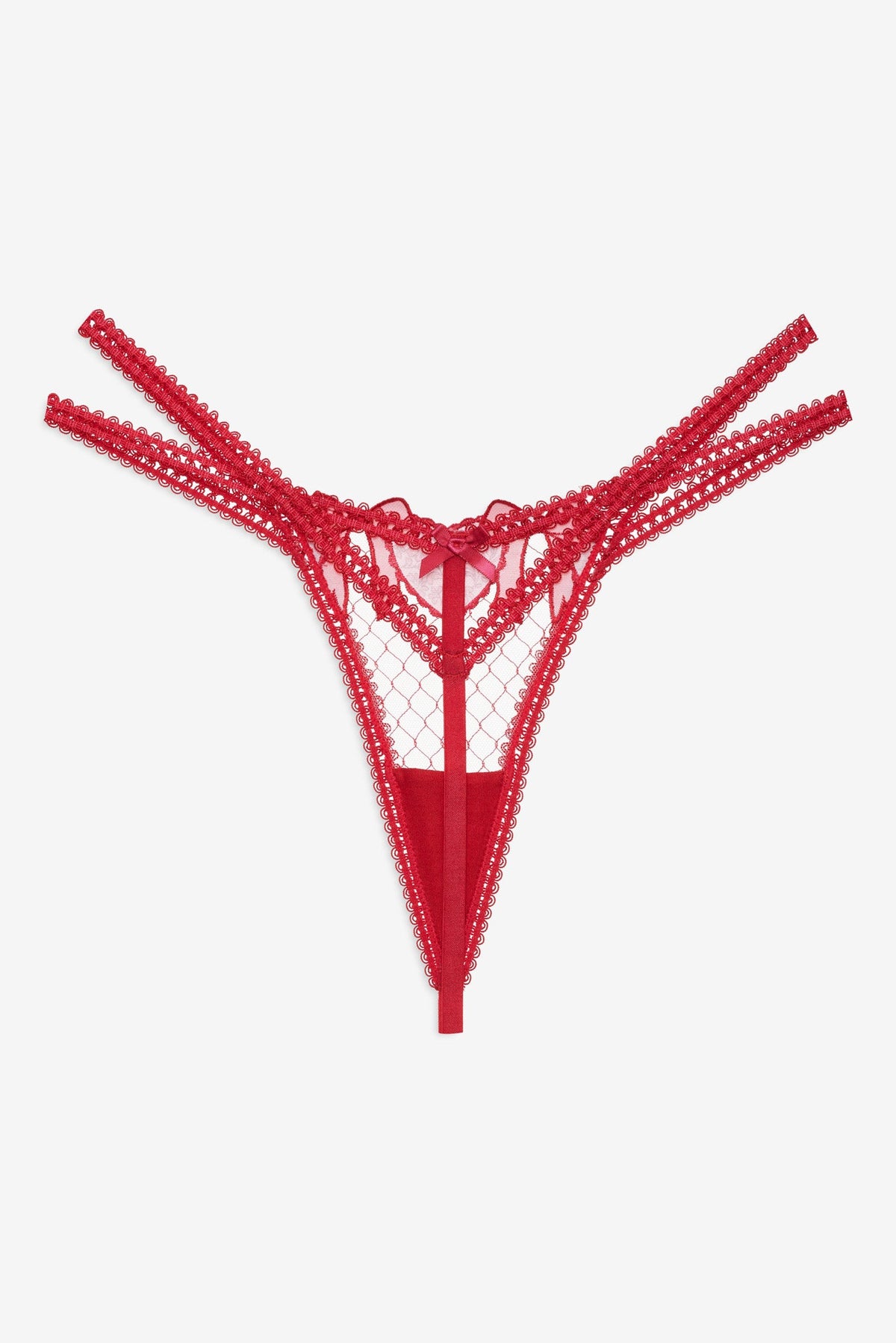 Perfect Match Thong Panty - Red