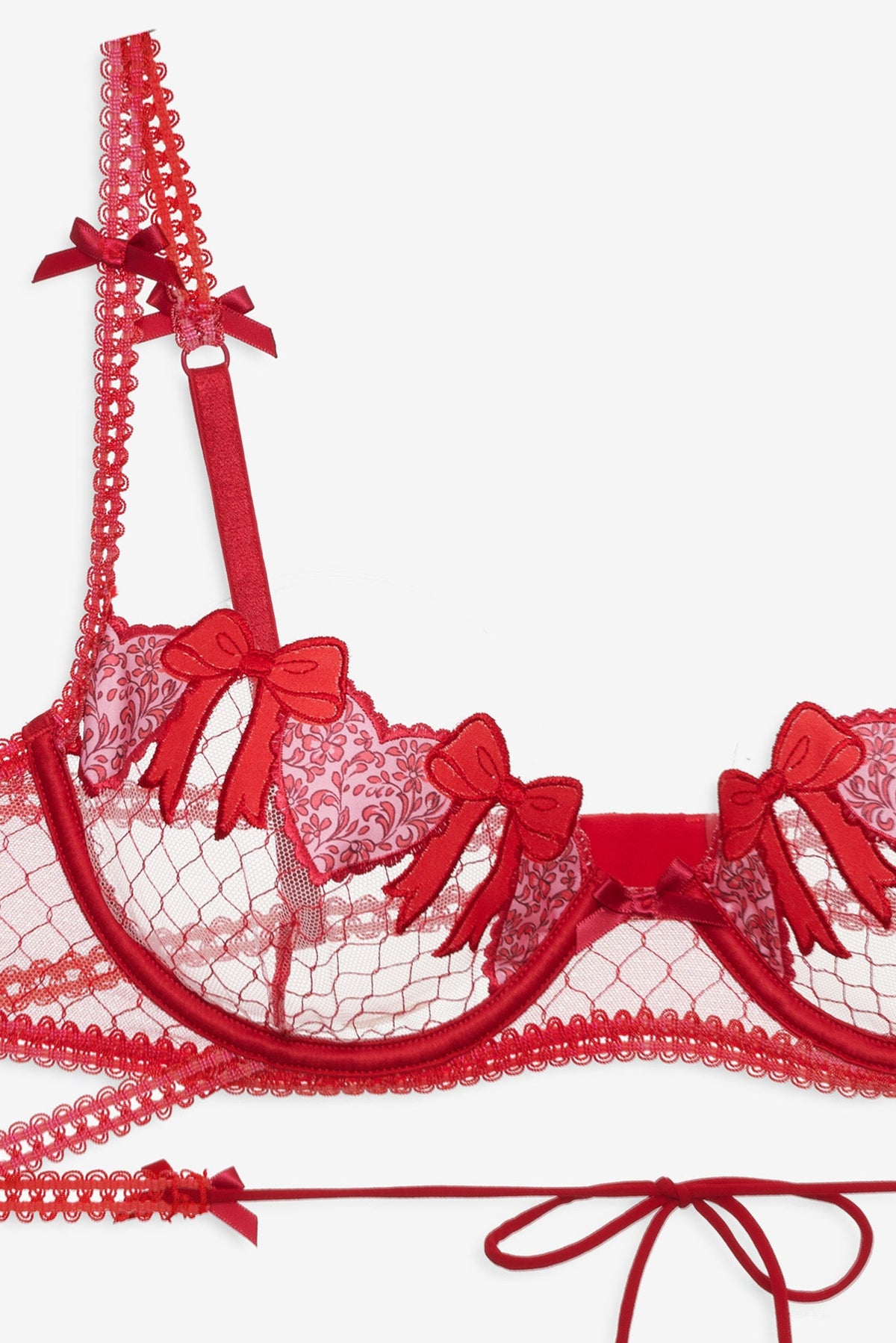 Perfect Match Underwire Bra - Red