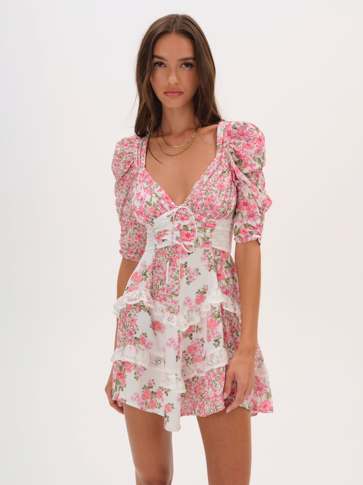 Rosalyn Mini Dress - Pink