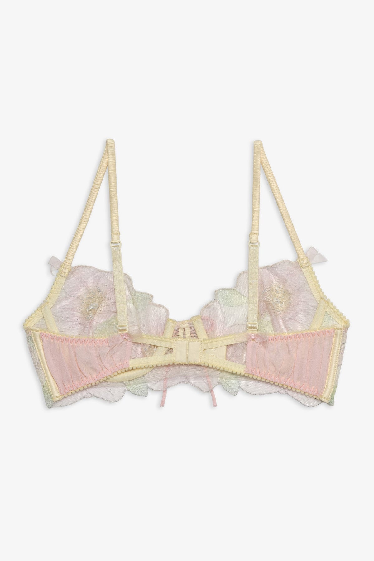 Blush Hibiscus Underwire Bra - Pink