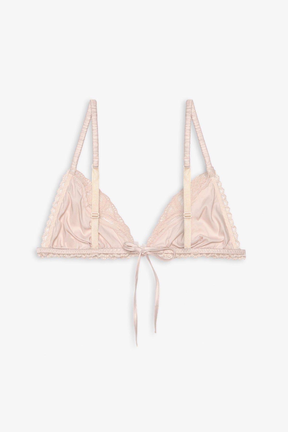 Seashell Beaded Bralette - Peach