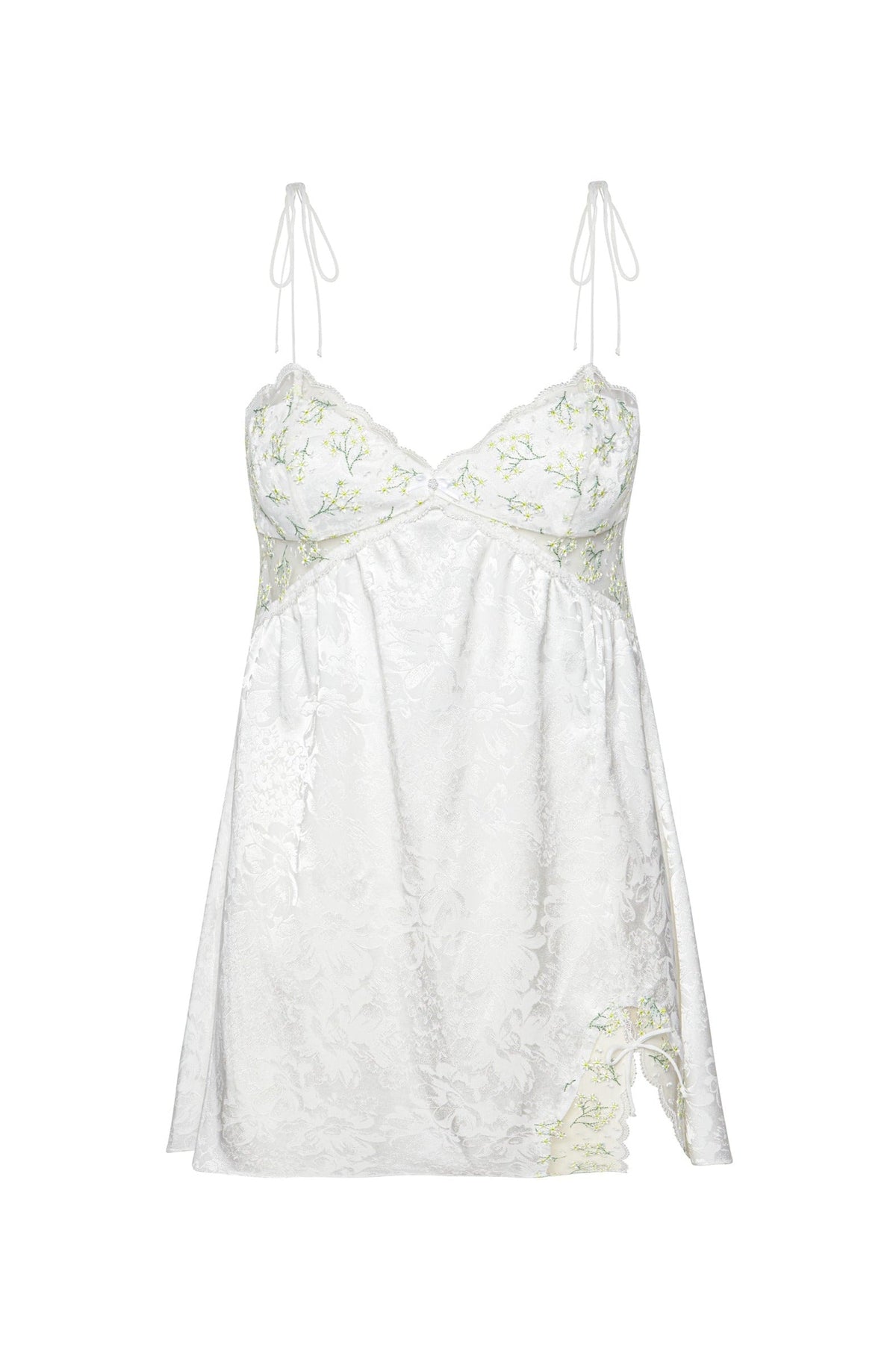 Baby's Breath Slip Dress - Ivory