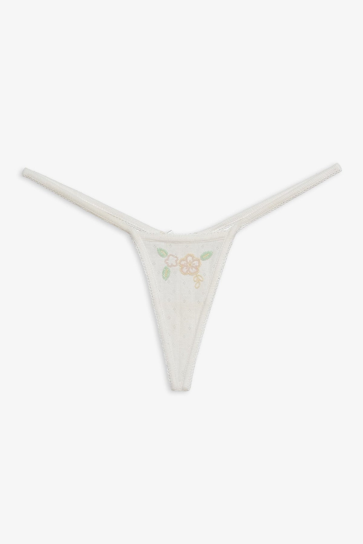 Sylvie Thong Panty - White