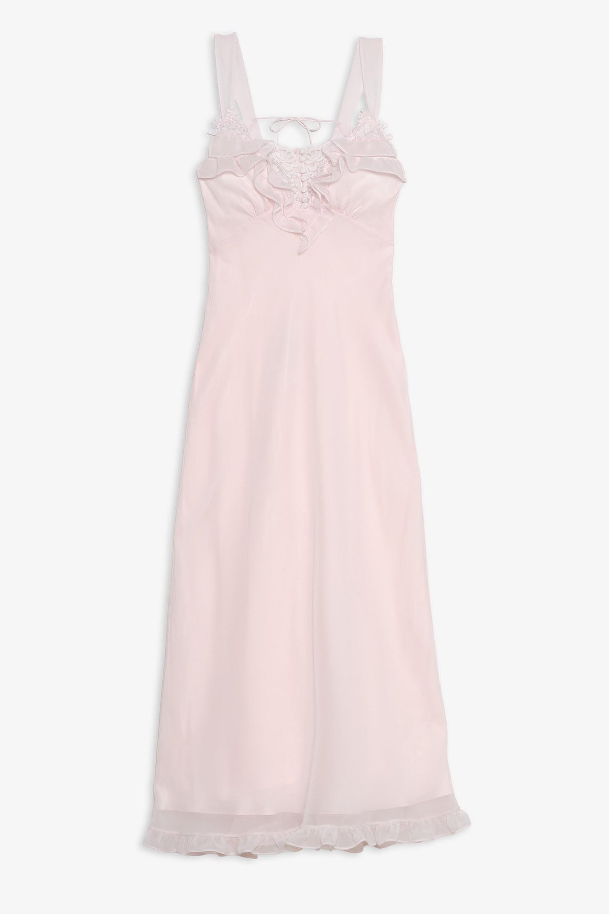 Sunset Maxi Slip Dress - Light Pink