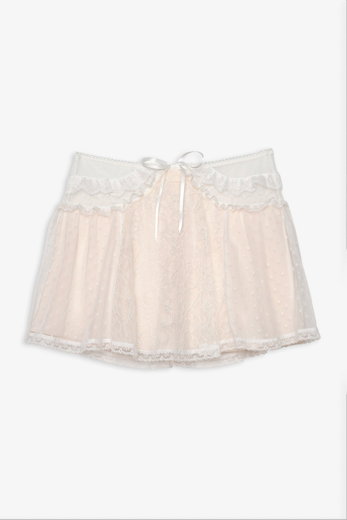 Zelie Mini Skirt - White
