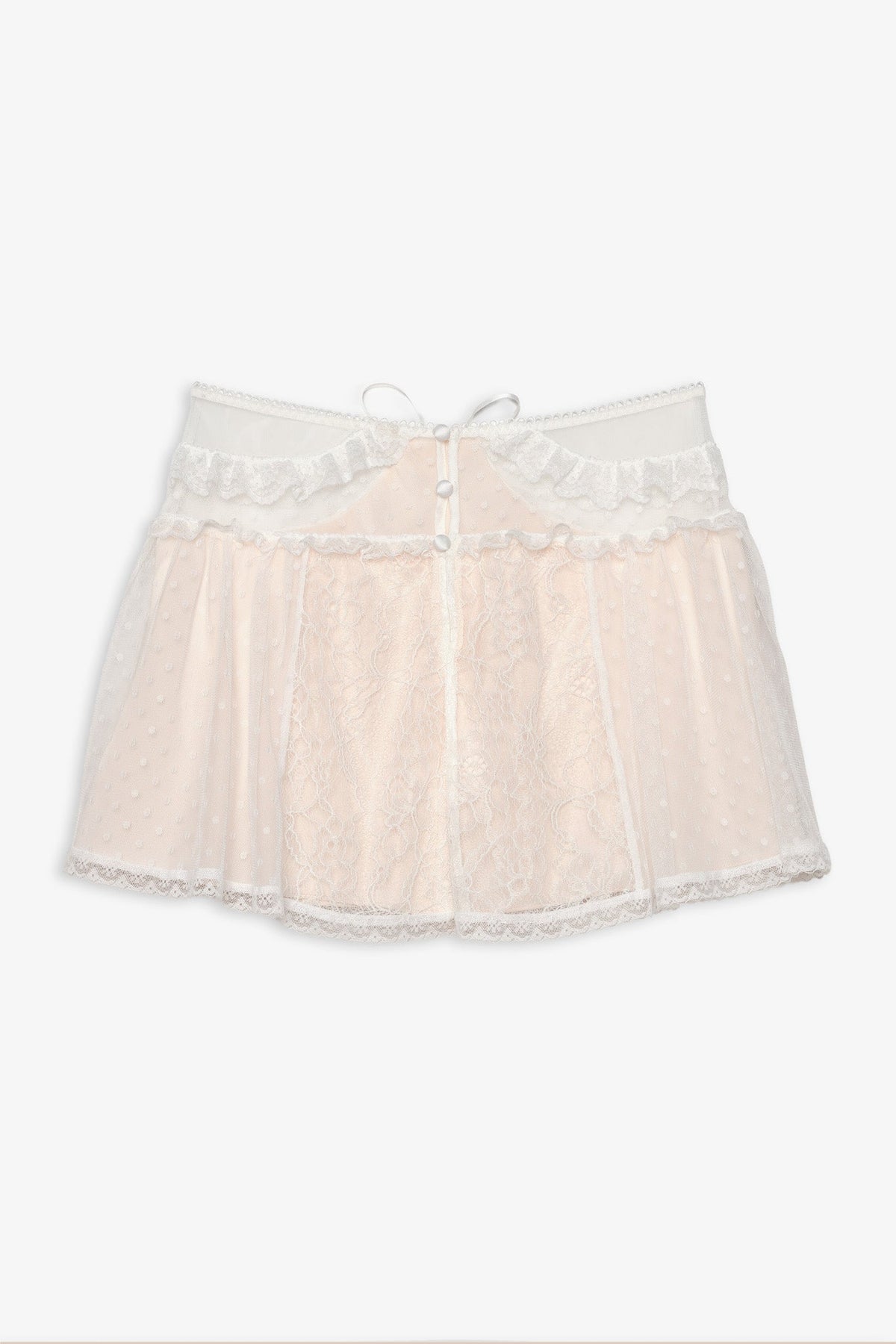 Zelie Mini Skirt - White