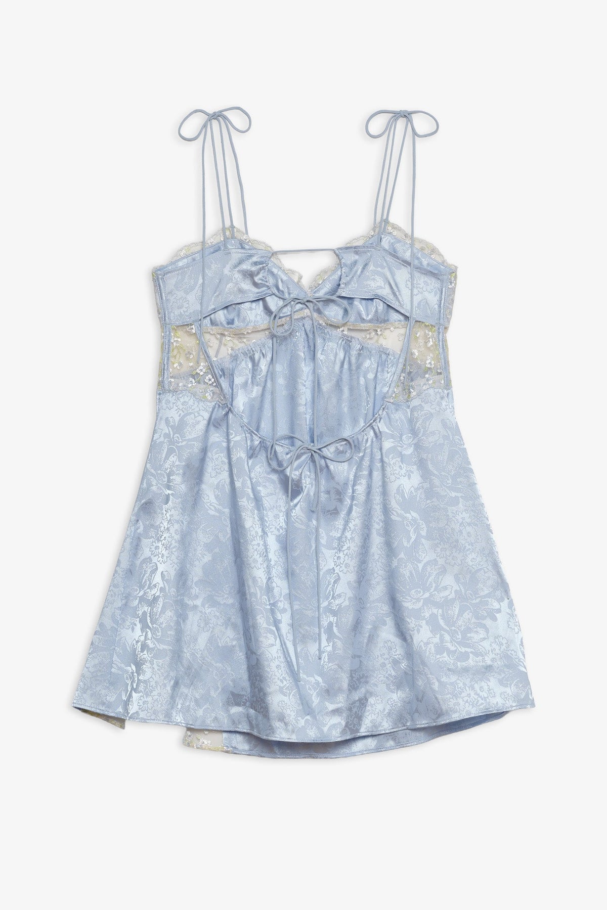 Baby's Breath Slip Dress - Baby Blue