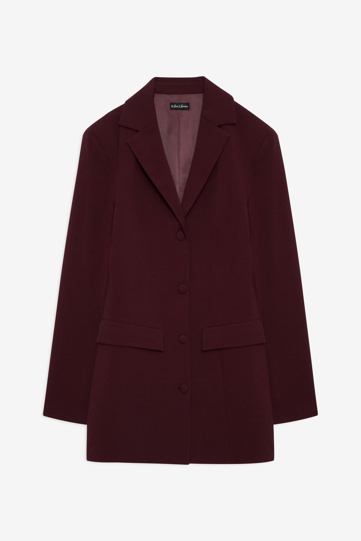 Selena Blazer - Burgundy