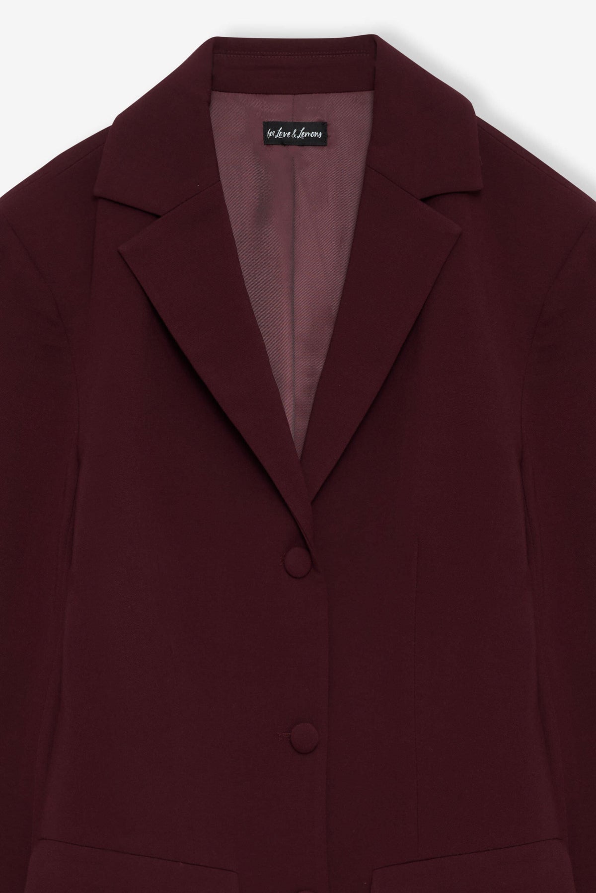 Selena Blazer - Burgundy