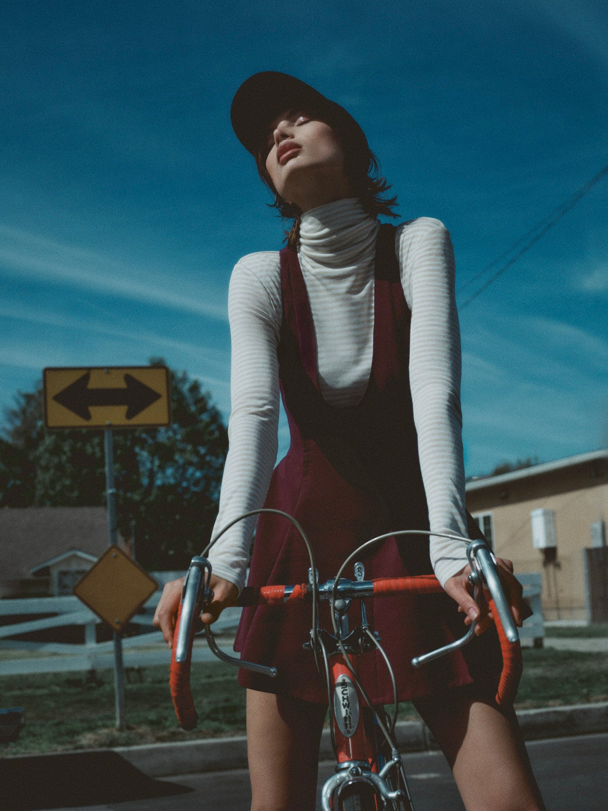 Selena Mini Dress - Burgundy