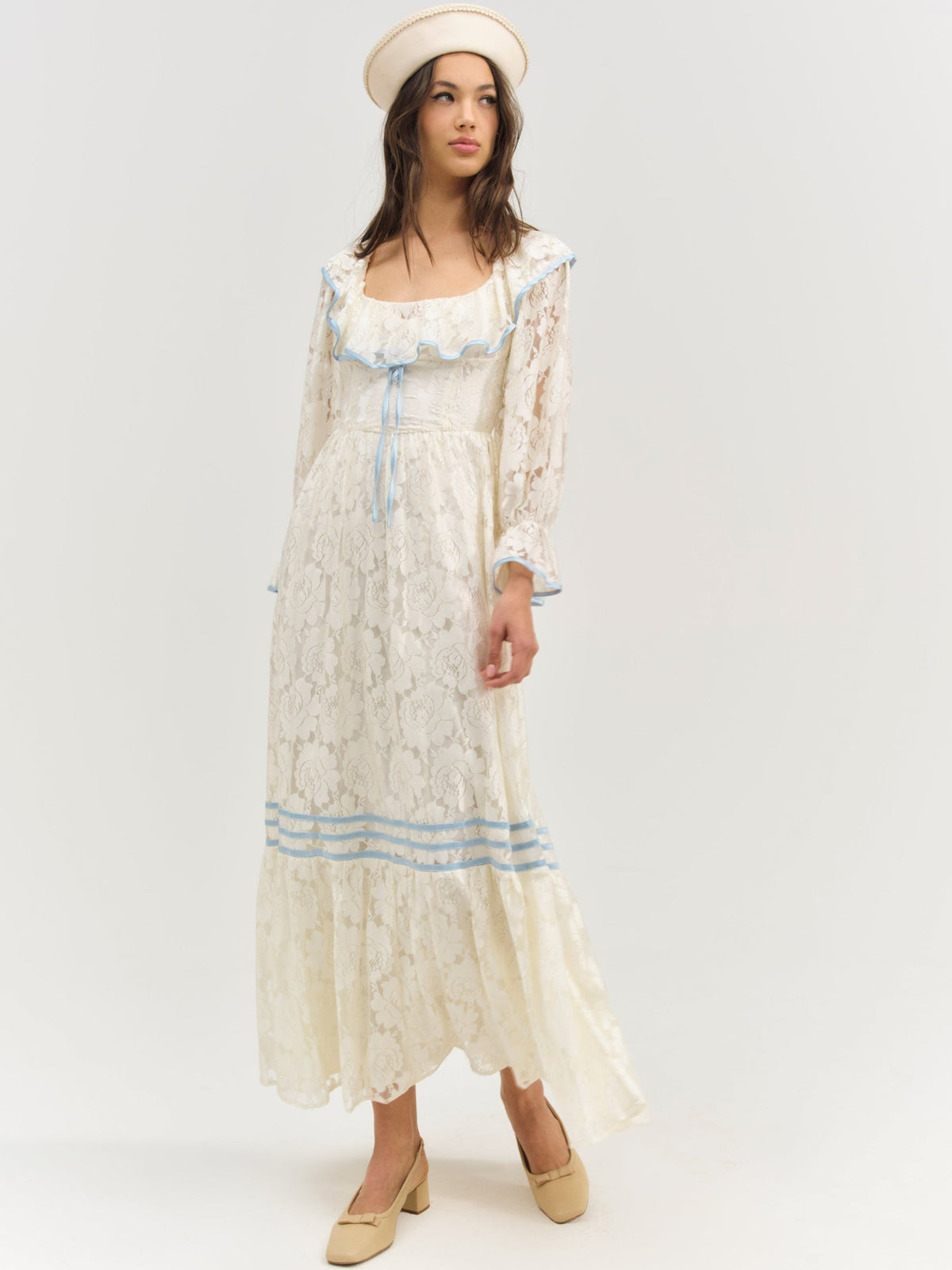 Severine Maxi Dress - Cream