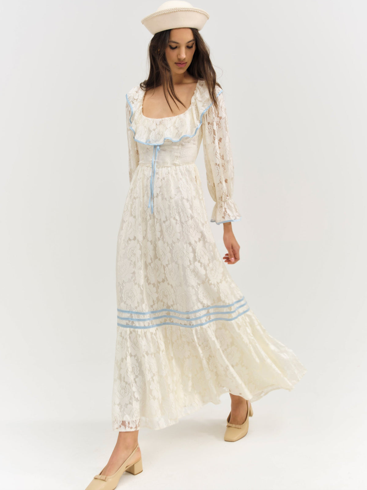Severine Maxi Dress - Cream