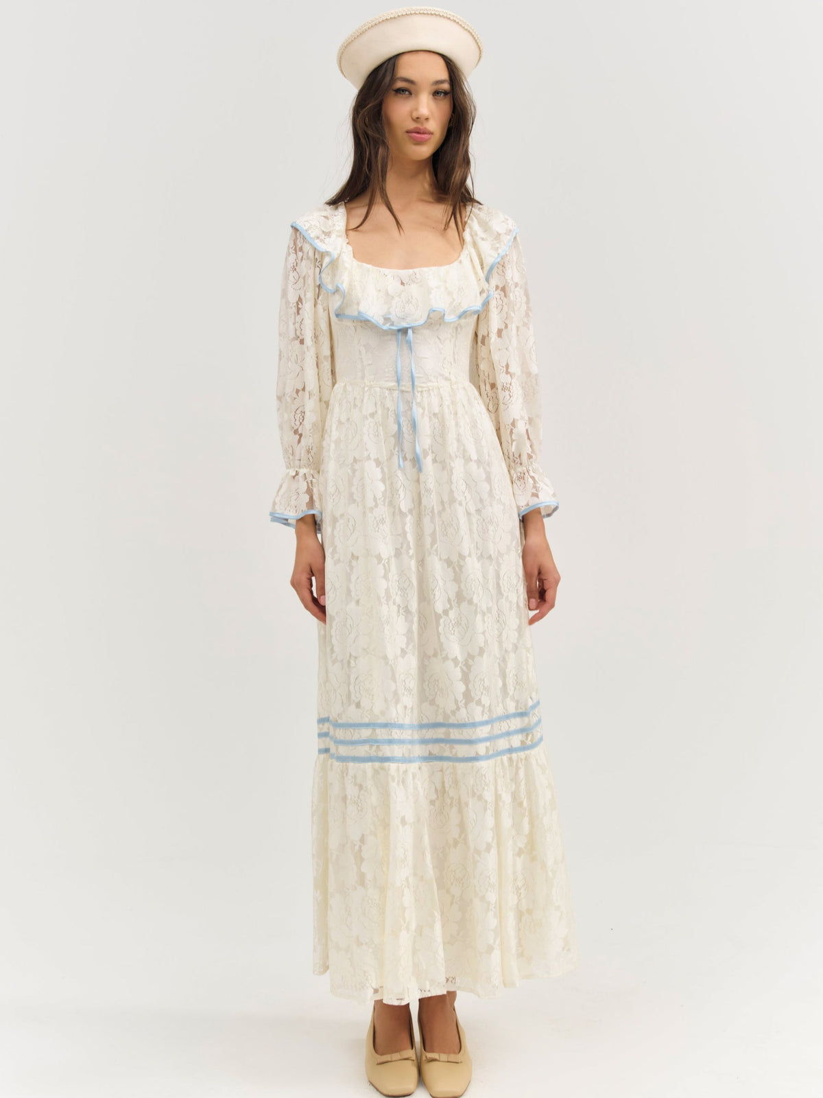 Severine Maxi Dress - Cream