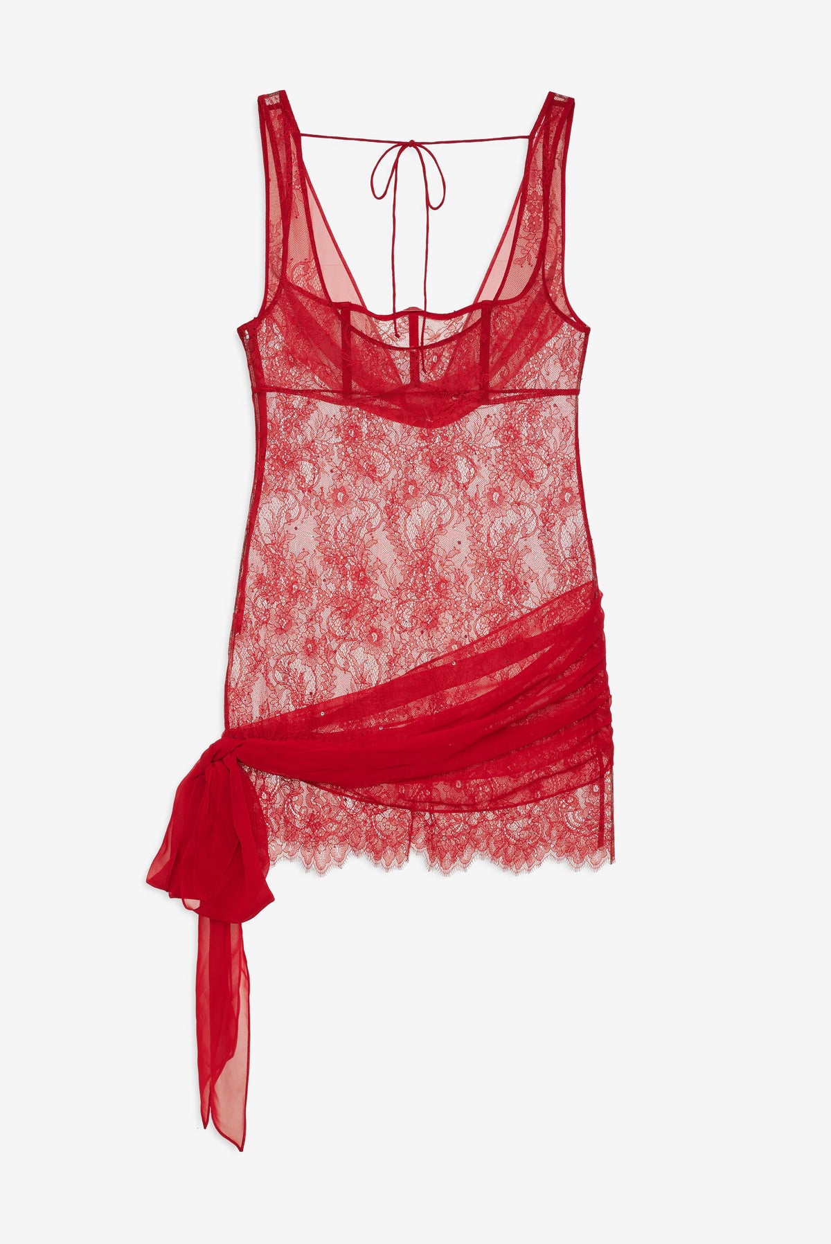 Sonja Slip Dress - Red