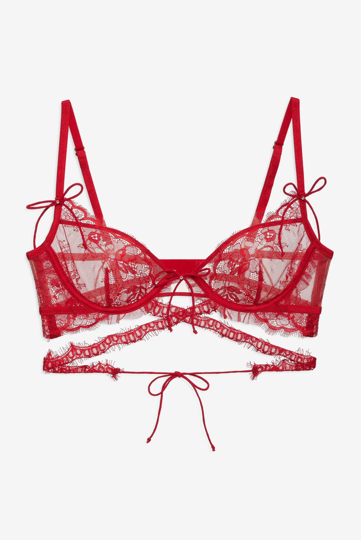 Sonja Underwire Bra - Red