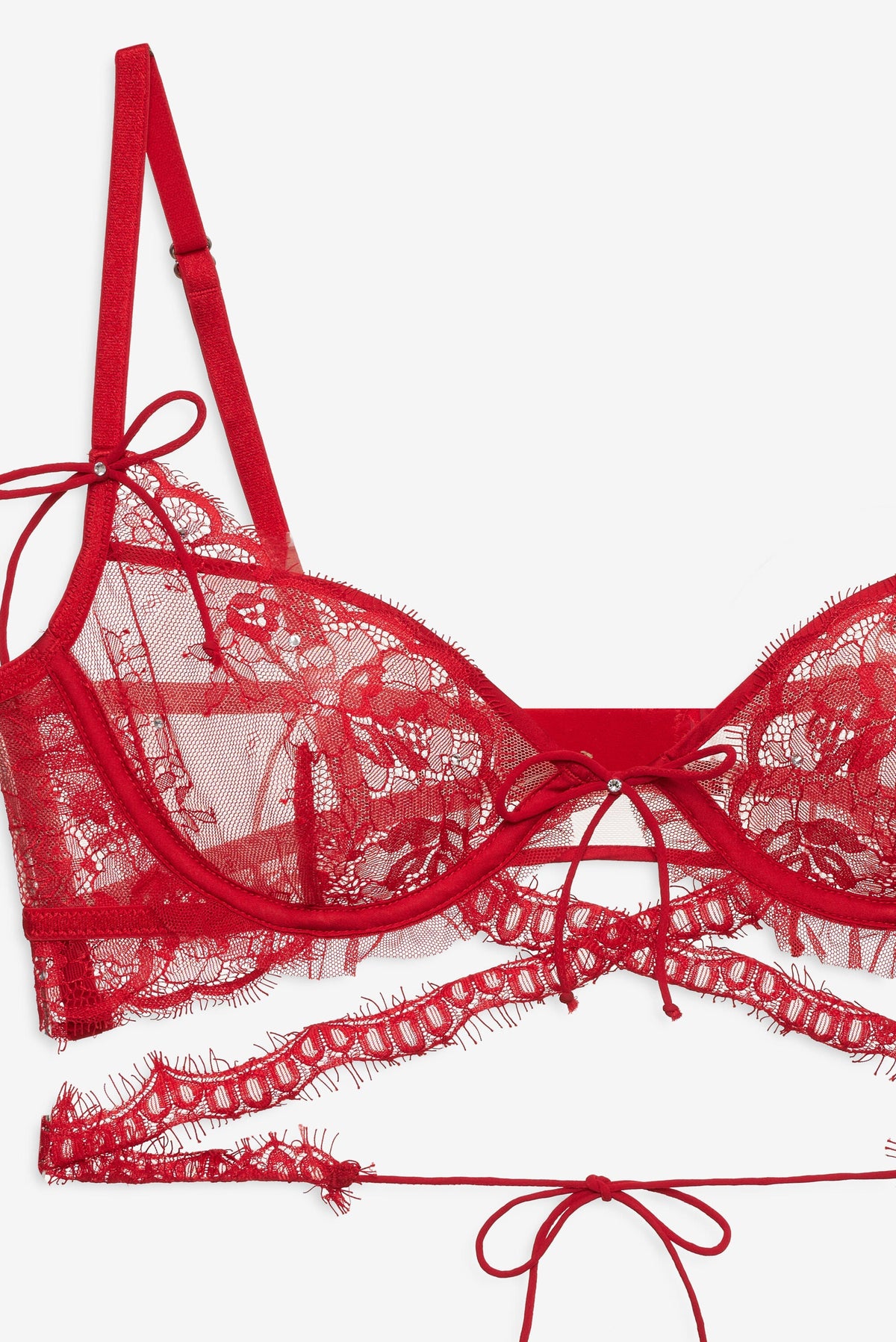 Sonja Underwire Bra - Red