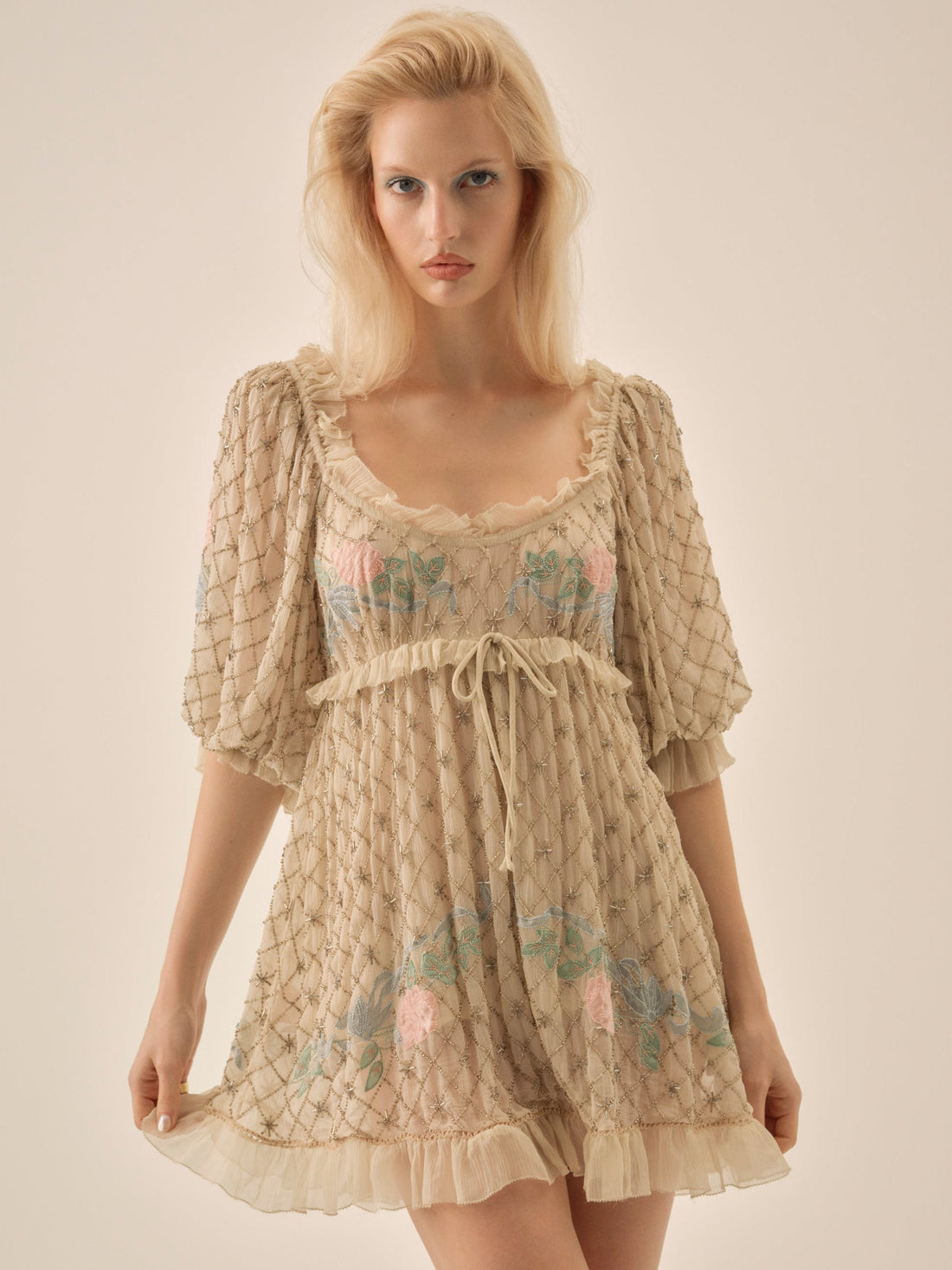 Spellbound Rose Mini Dress