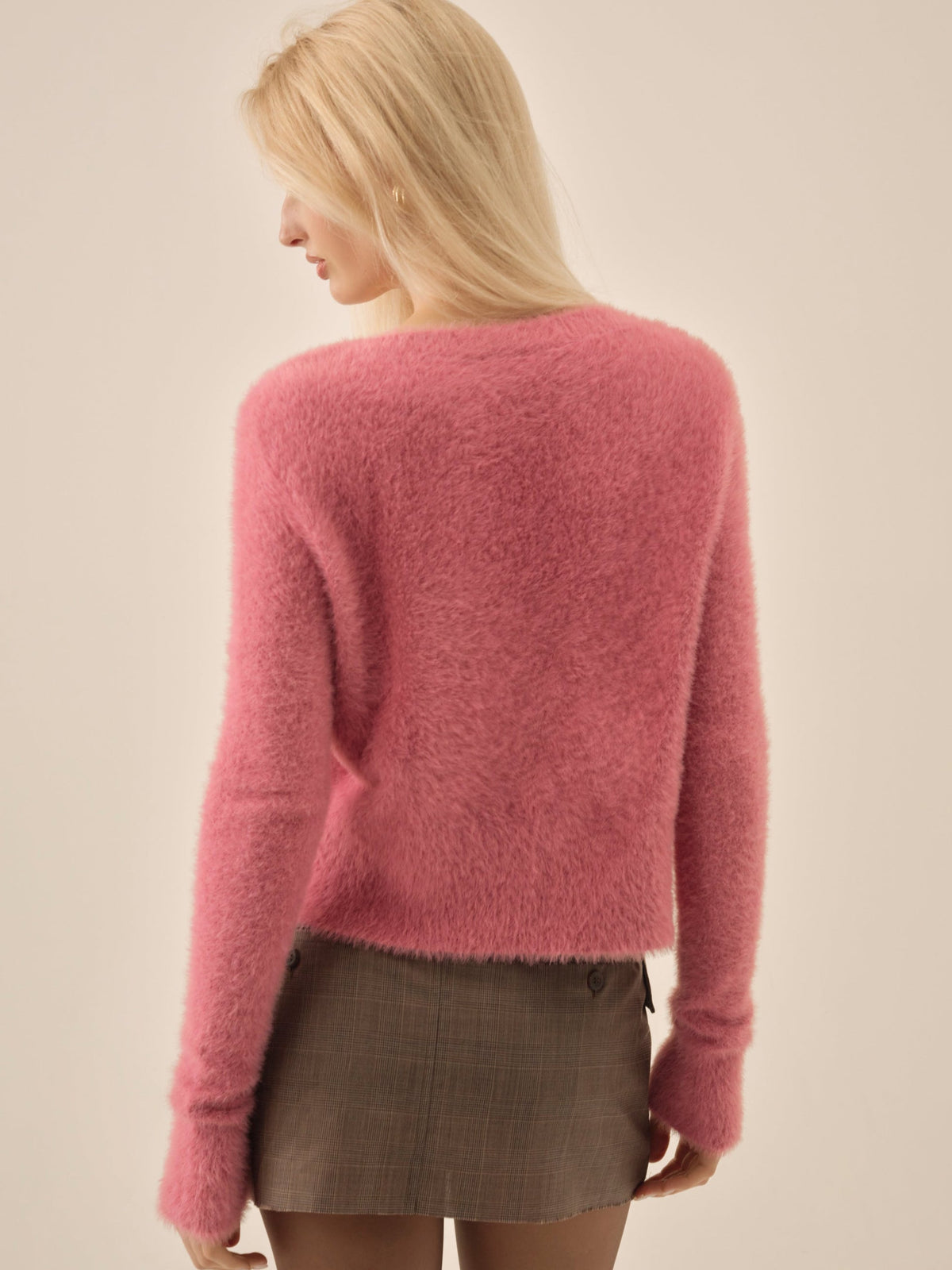 Tayla Knit Cardigan - Pink