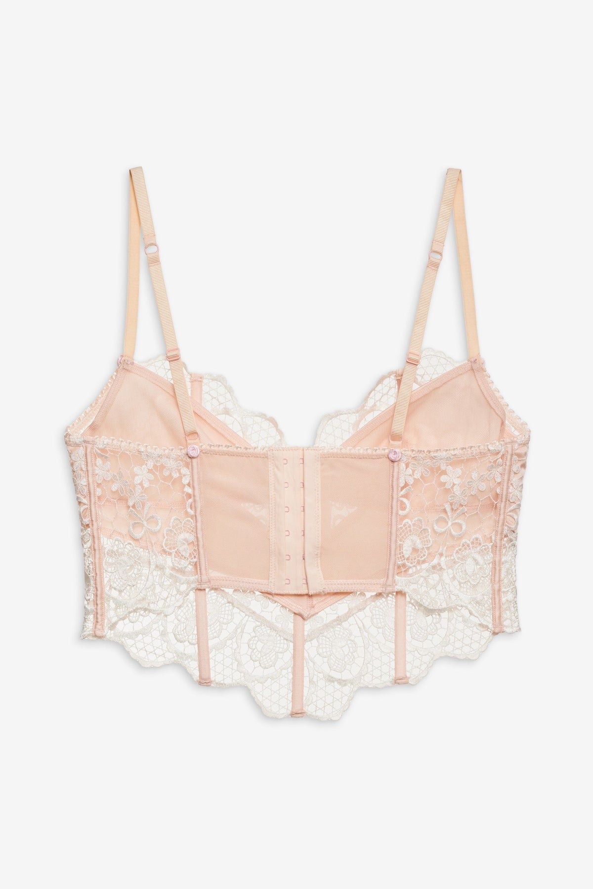 Tea Cake Lace Bustier - White