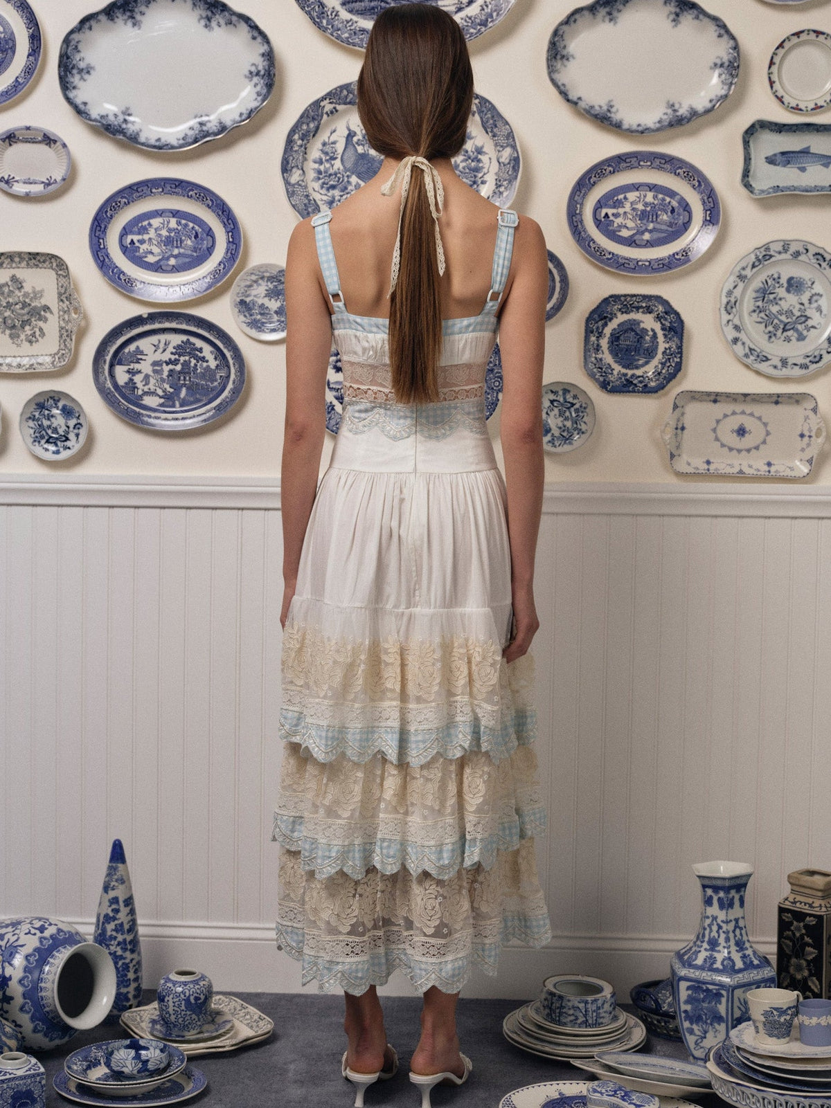 Tessa Midi Dress - White