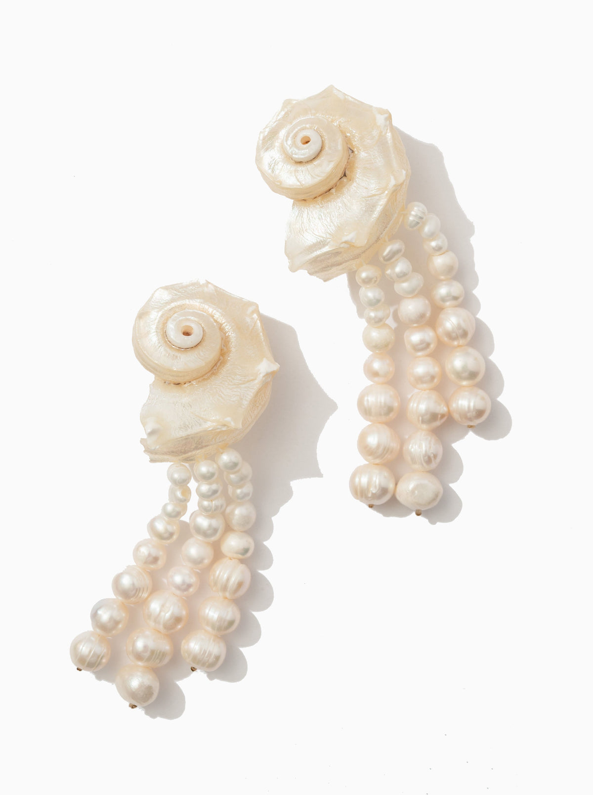 Tidal Treasure Earrings - White
