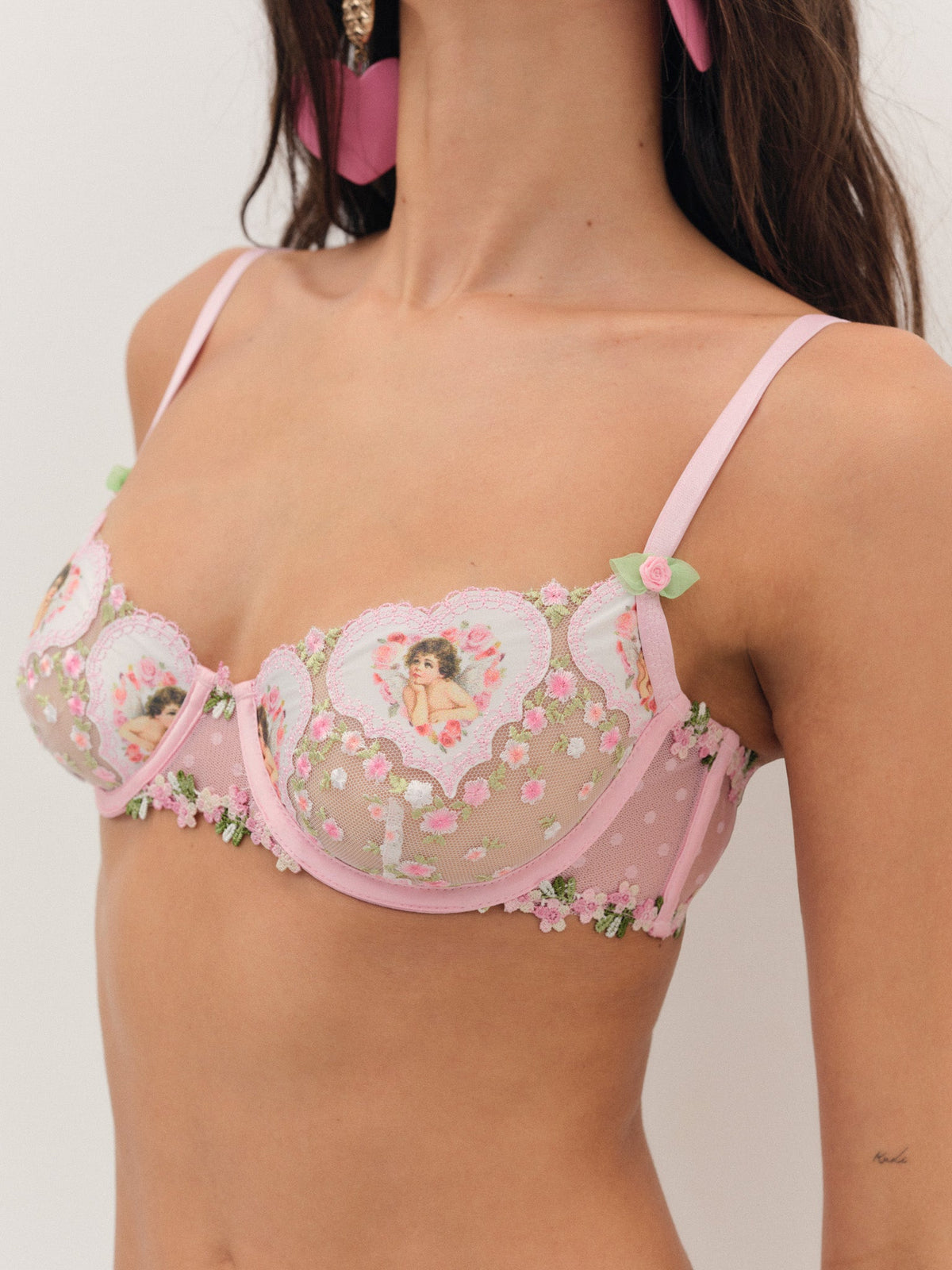 Cherub Love Underwire Bra - Pink
