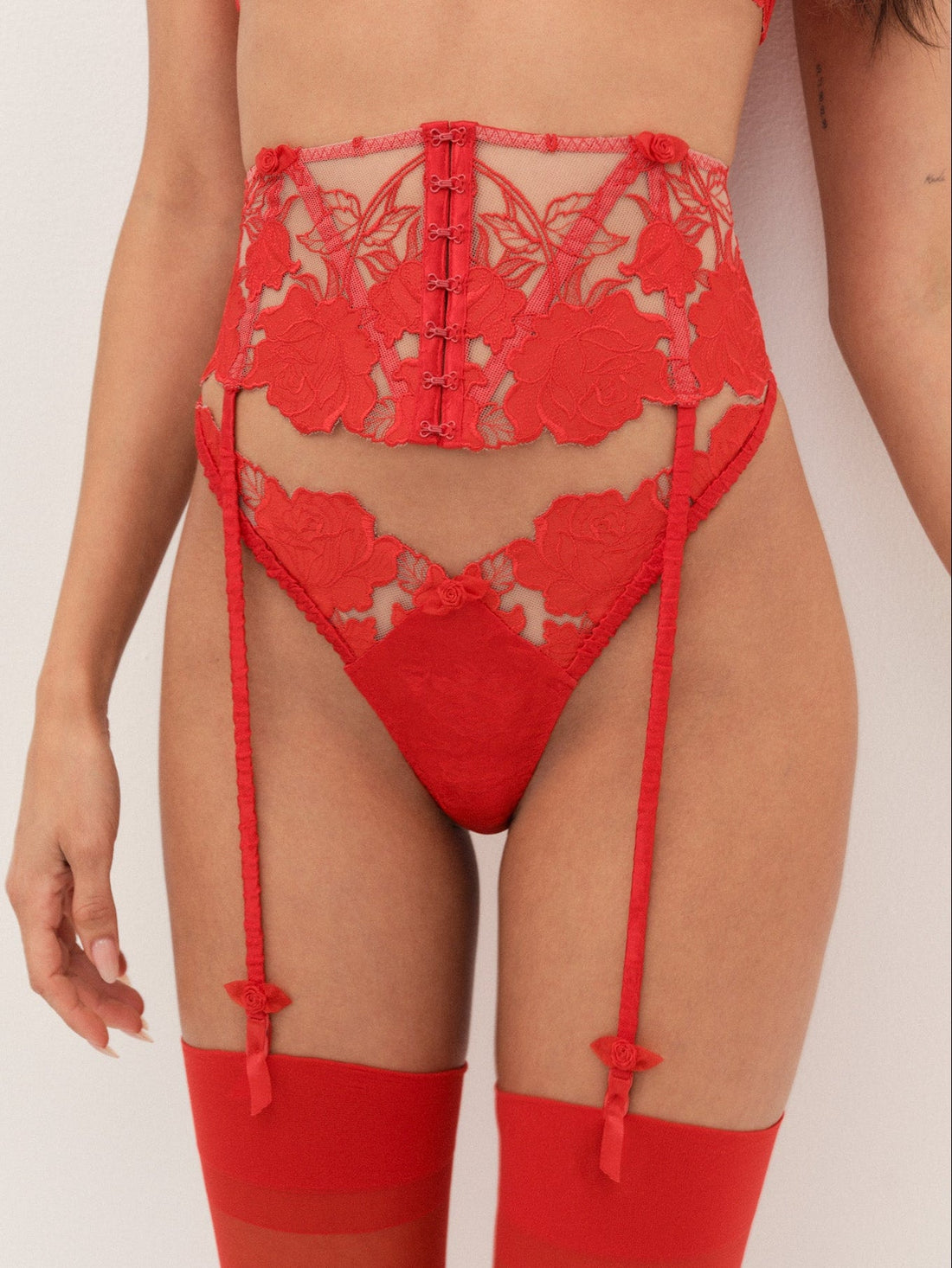 Love is a Rose Garter Belt