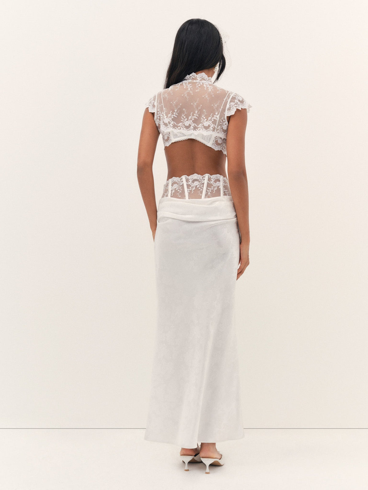 Rita Rose Bolero - White
