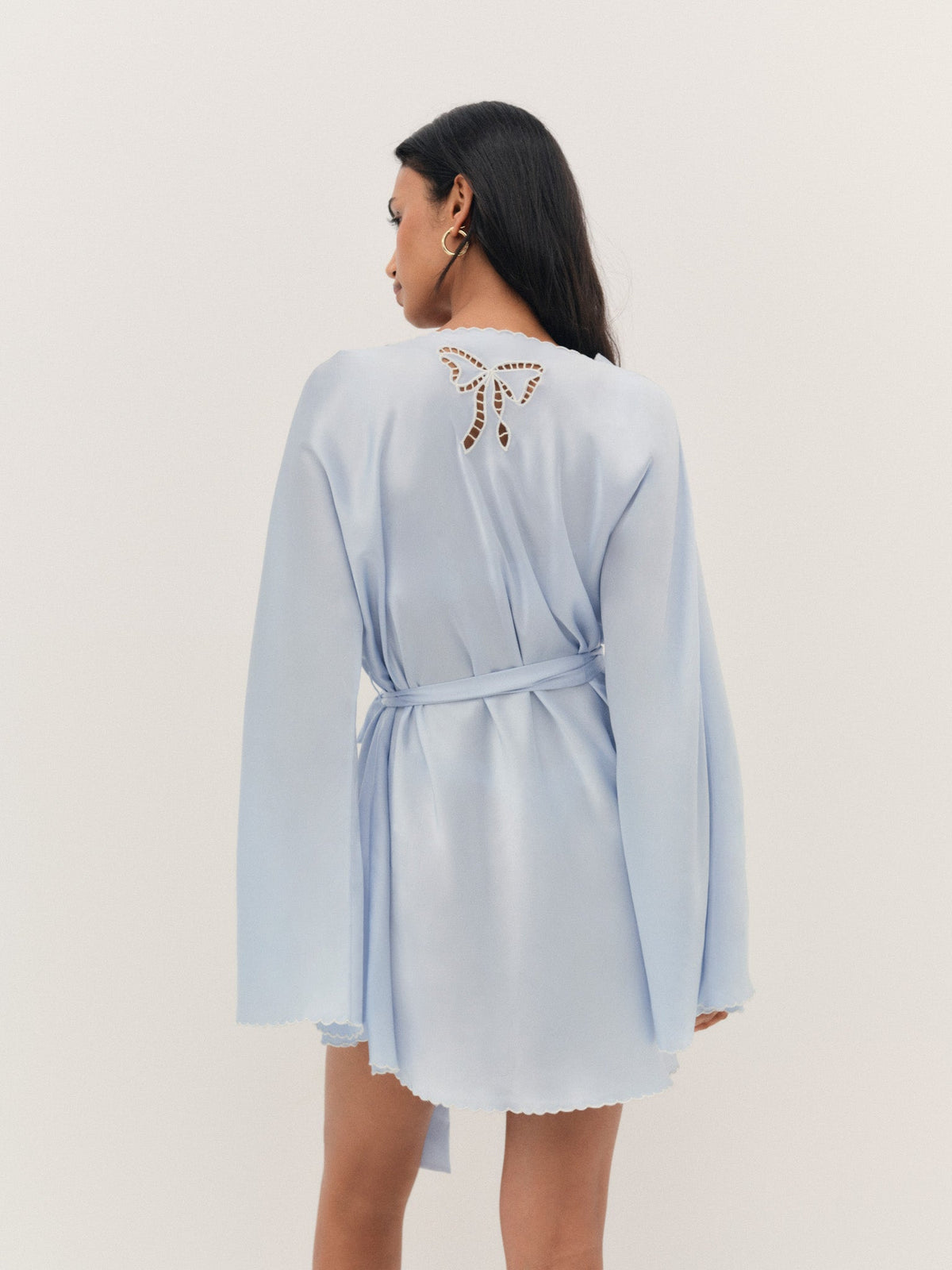 Delaine Robe - Blue