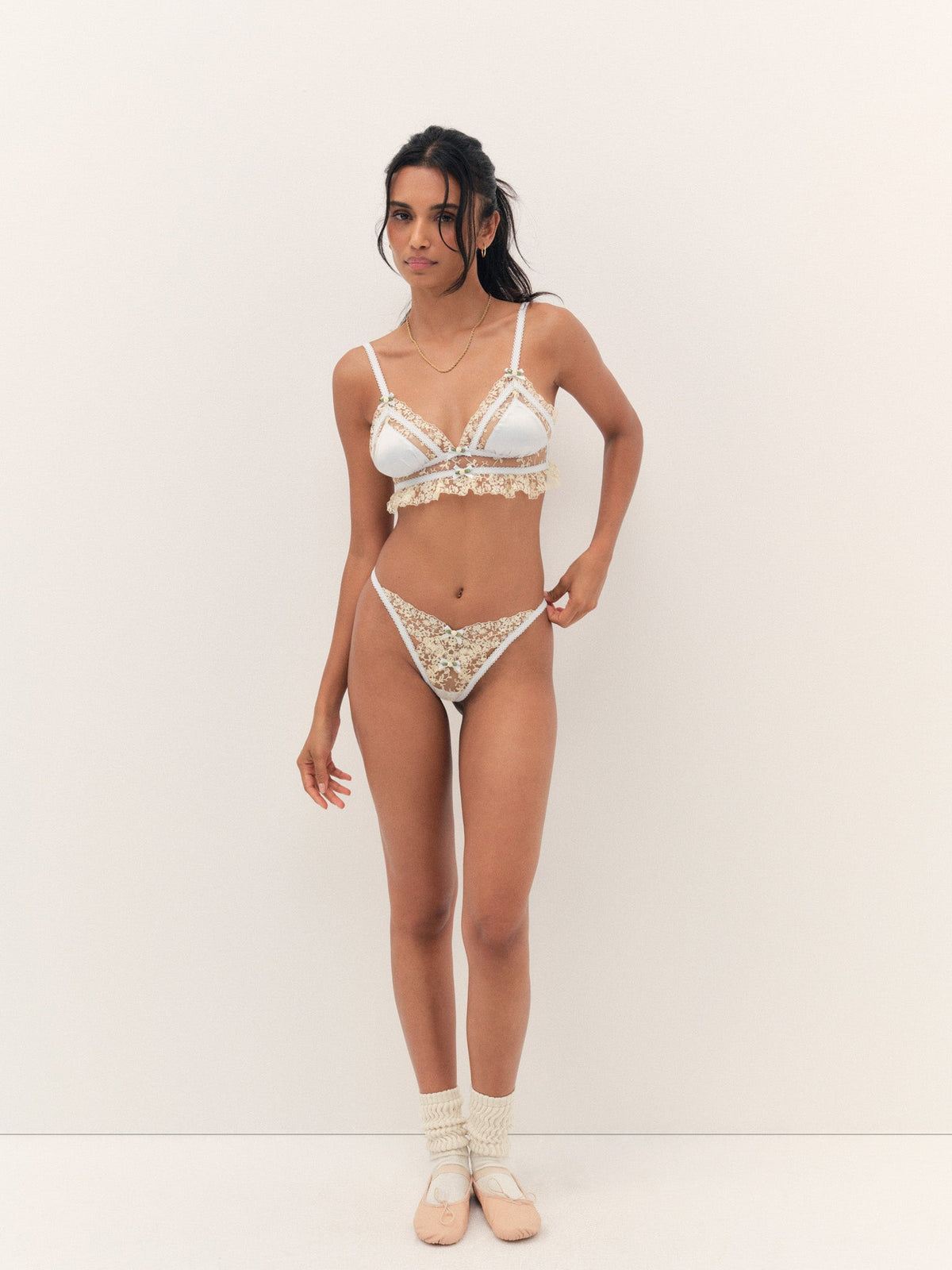 Cleo Bralette - Blue