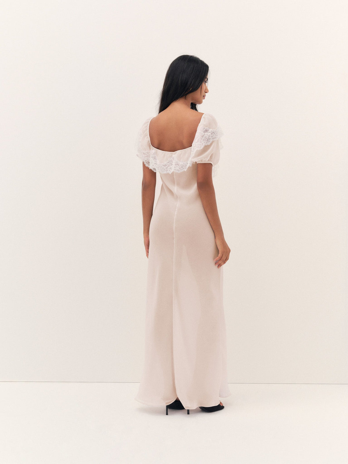 Grace Maxi Slip Dress - Light Pink