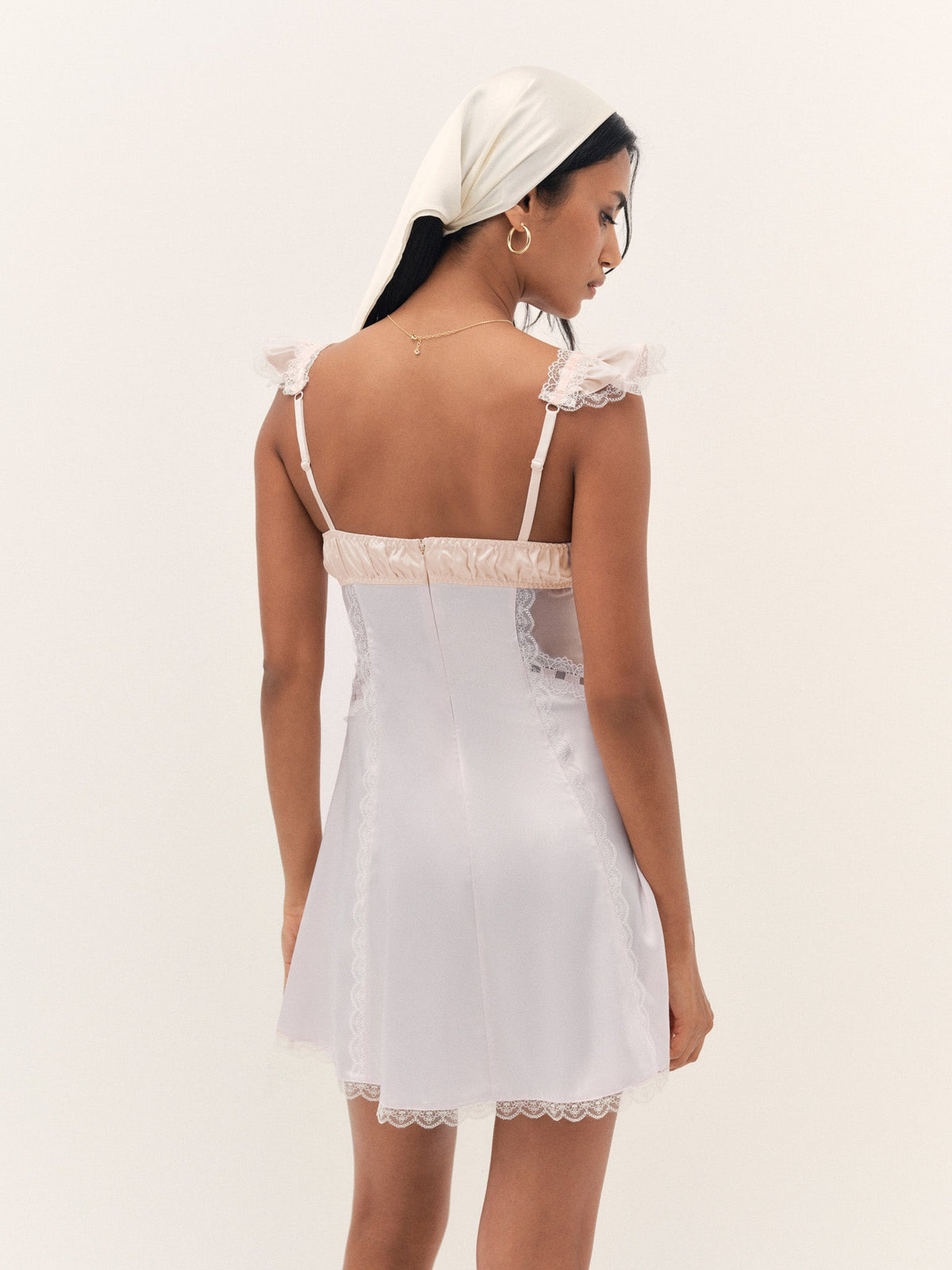 Starlet Slip Dress - Peach