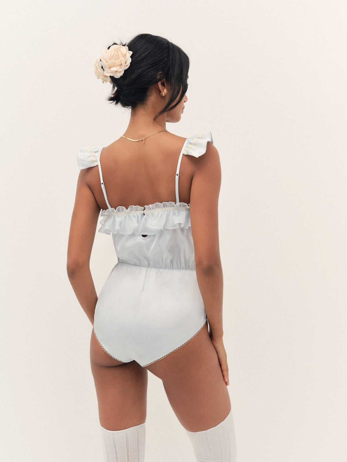 Cleo Romper - Blue