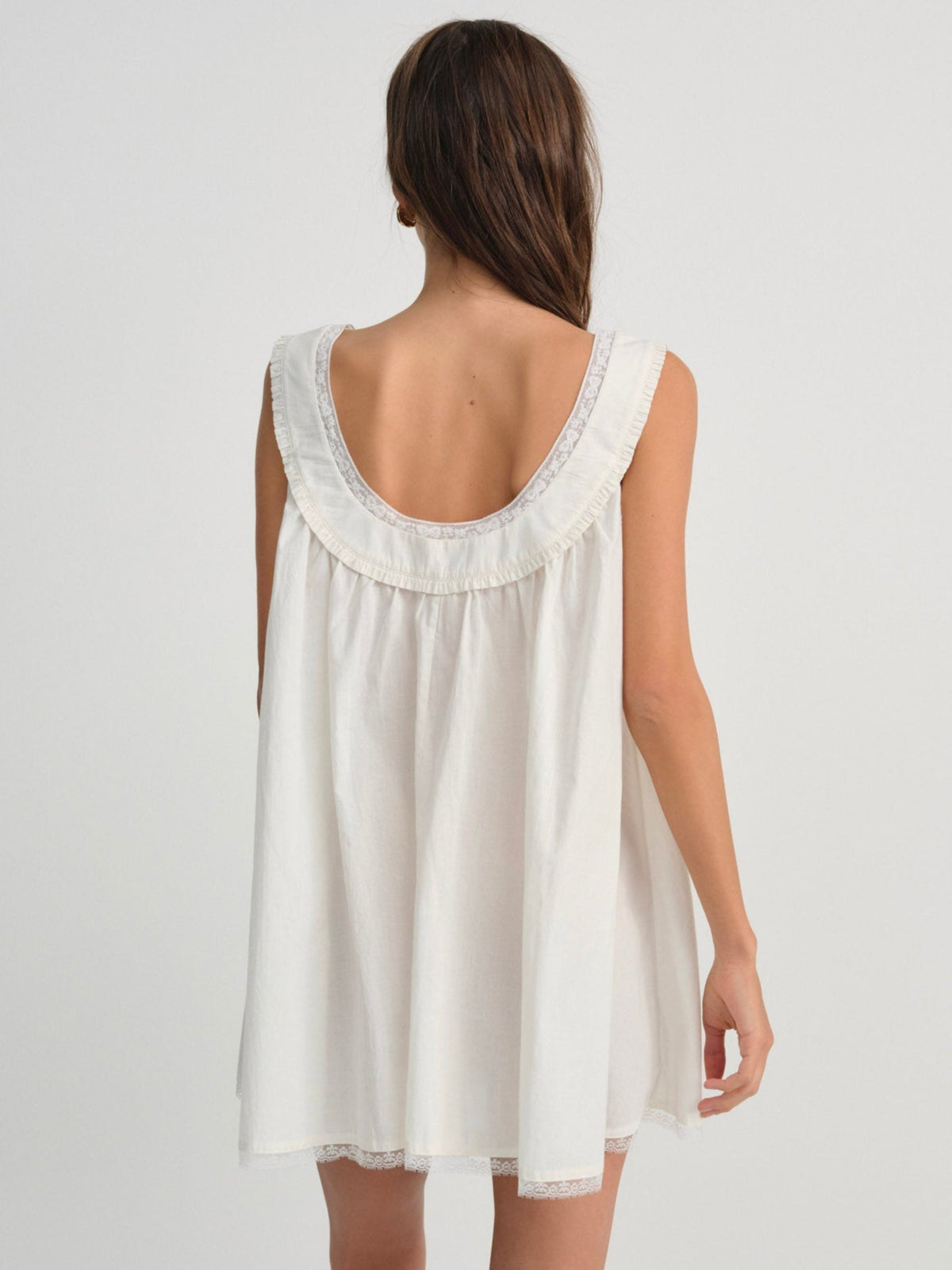 Venetia Slip Dress - Vintage Cream
