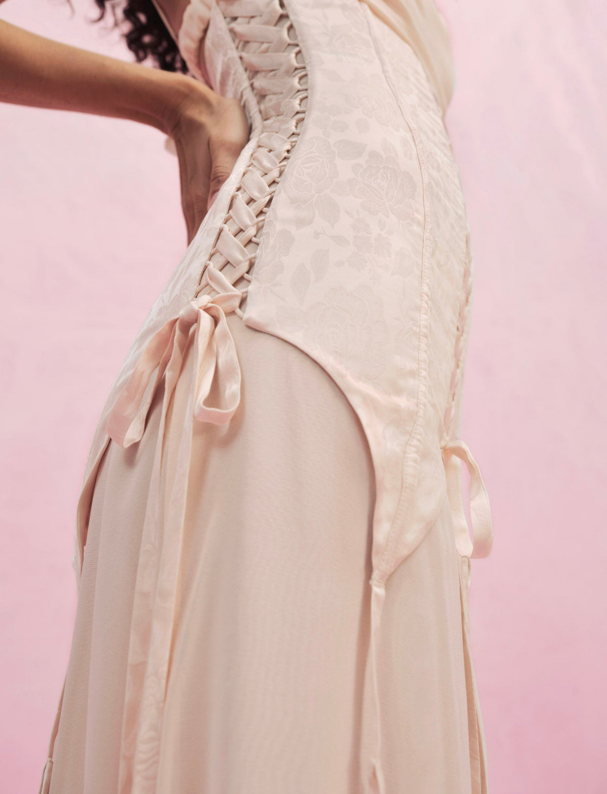 Violette Gown - Light Peach