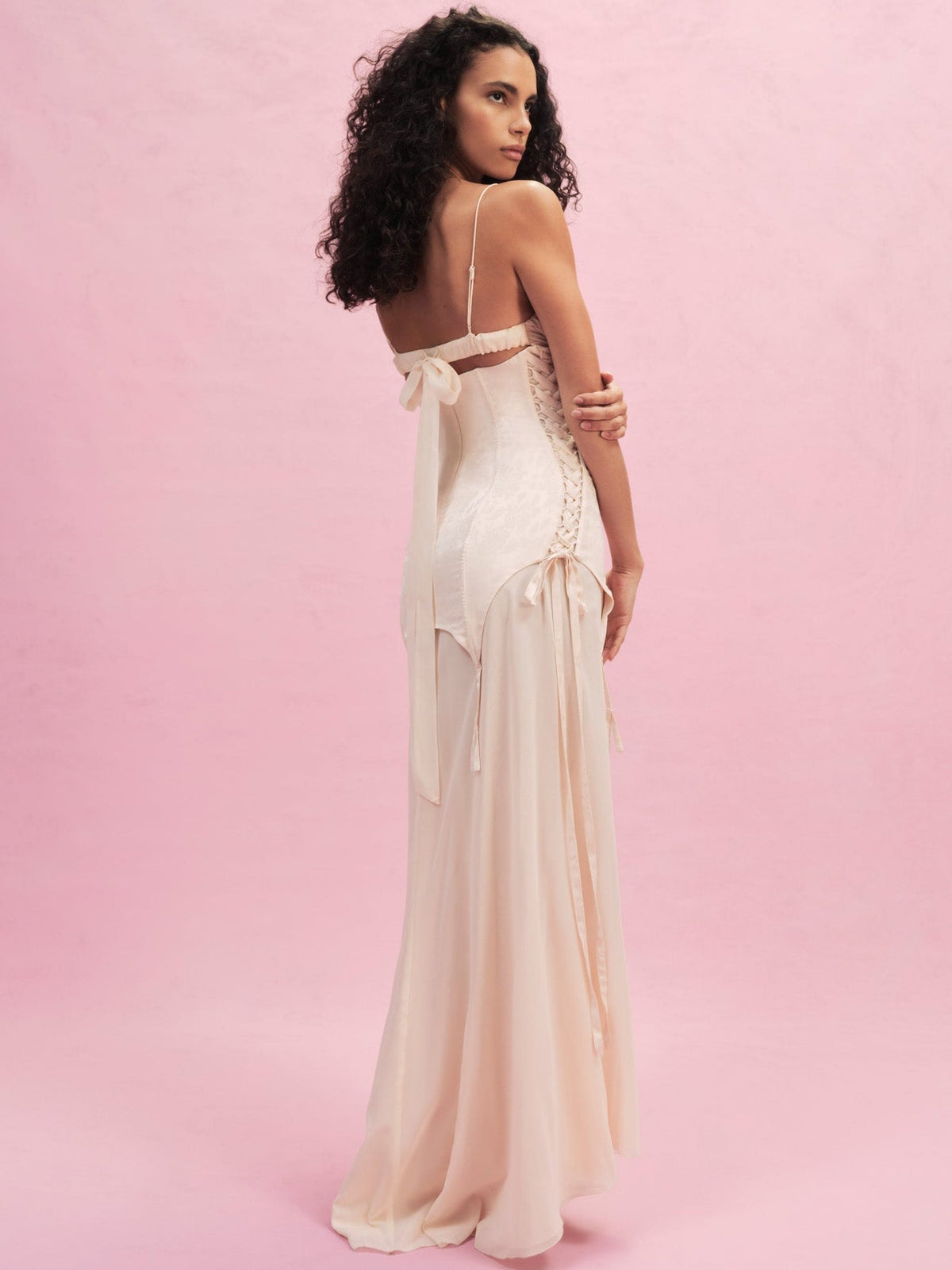 Violette Gown - Light Peach