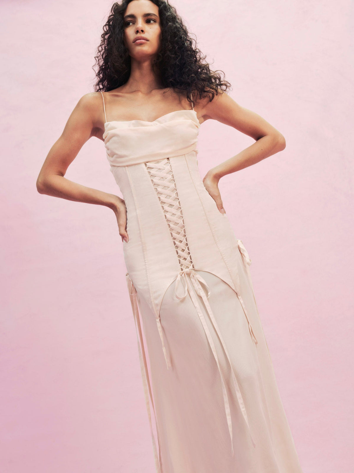 Violette Gown - Light Peach