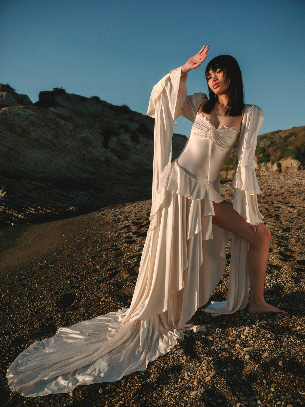 Zelia Maxi Dress - Cream